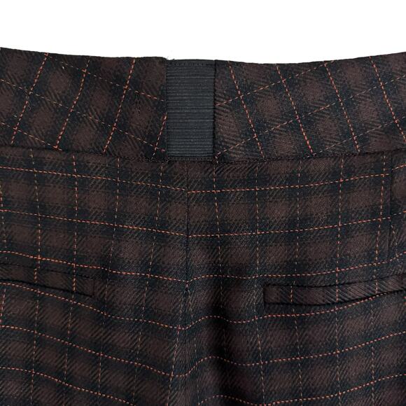 Alice + Olivia Dylan Plaid High Waist Wide Leg Pants - Picture 8 of 16